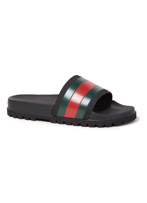 gucci slipper zwart|Gucci slippers for women.